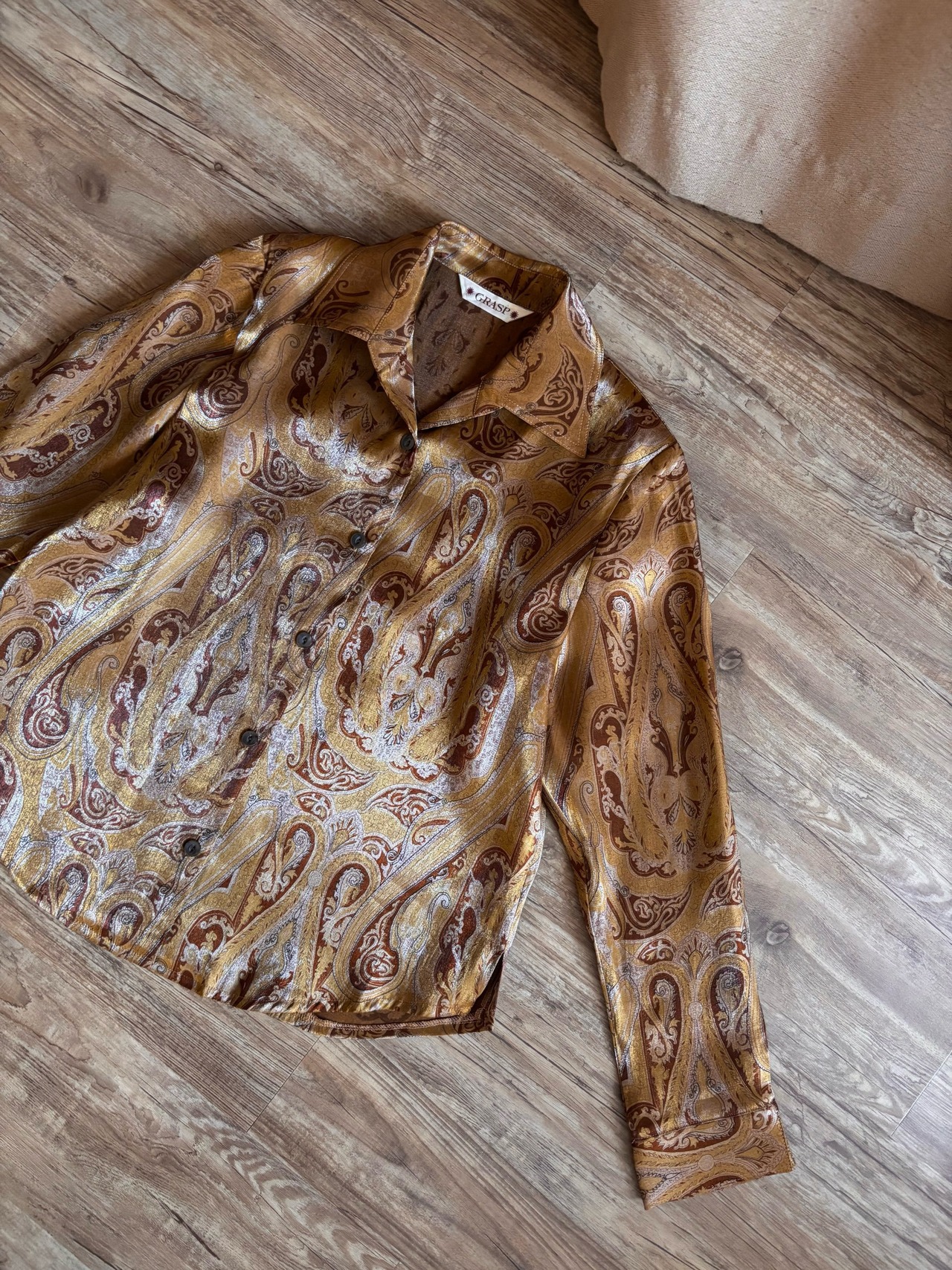 GRASP paisley pattern shirt-4882-9