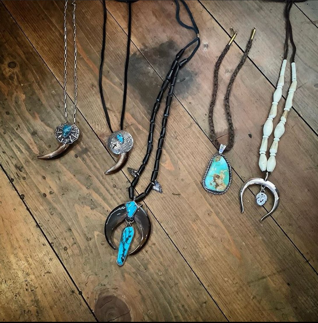 WHEELWORKS ホイールワークス ベアクロー ネックレス Bear Claw Necklace Kingman Turquoise Brown  Bear インディアンジュエリー ネイティブアメリカン | FirstOrderJewelry ファーストオーダージュエリー代官山