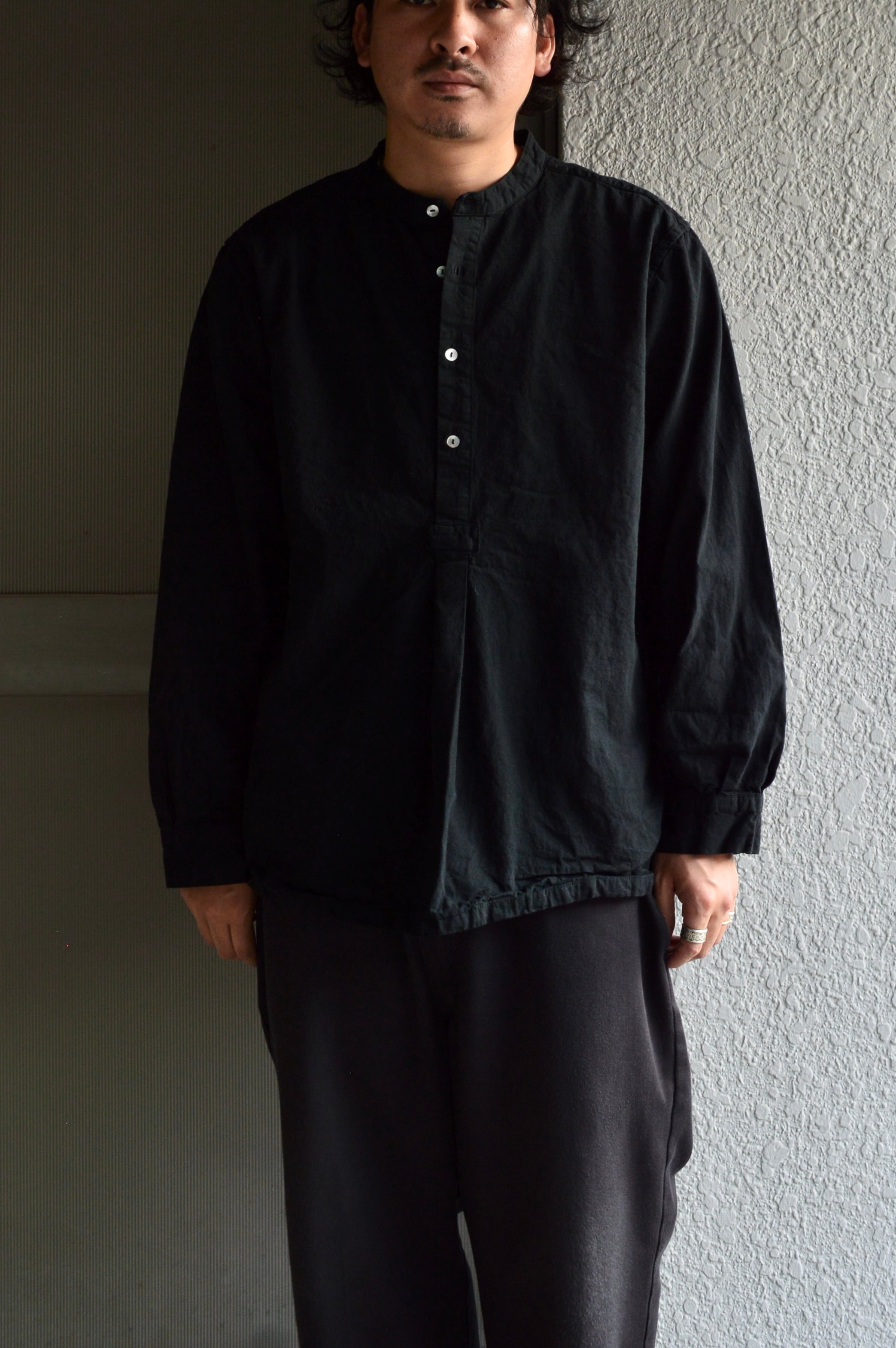 Bulgarian Army 50s reproduction sleeping shirts Dyed Black