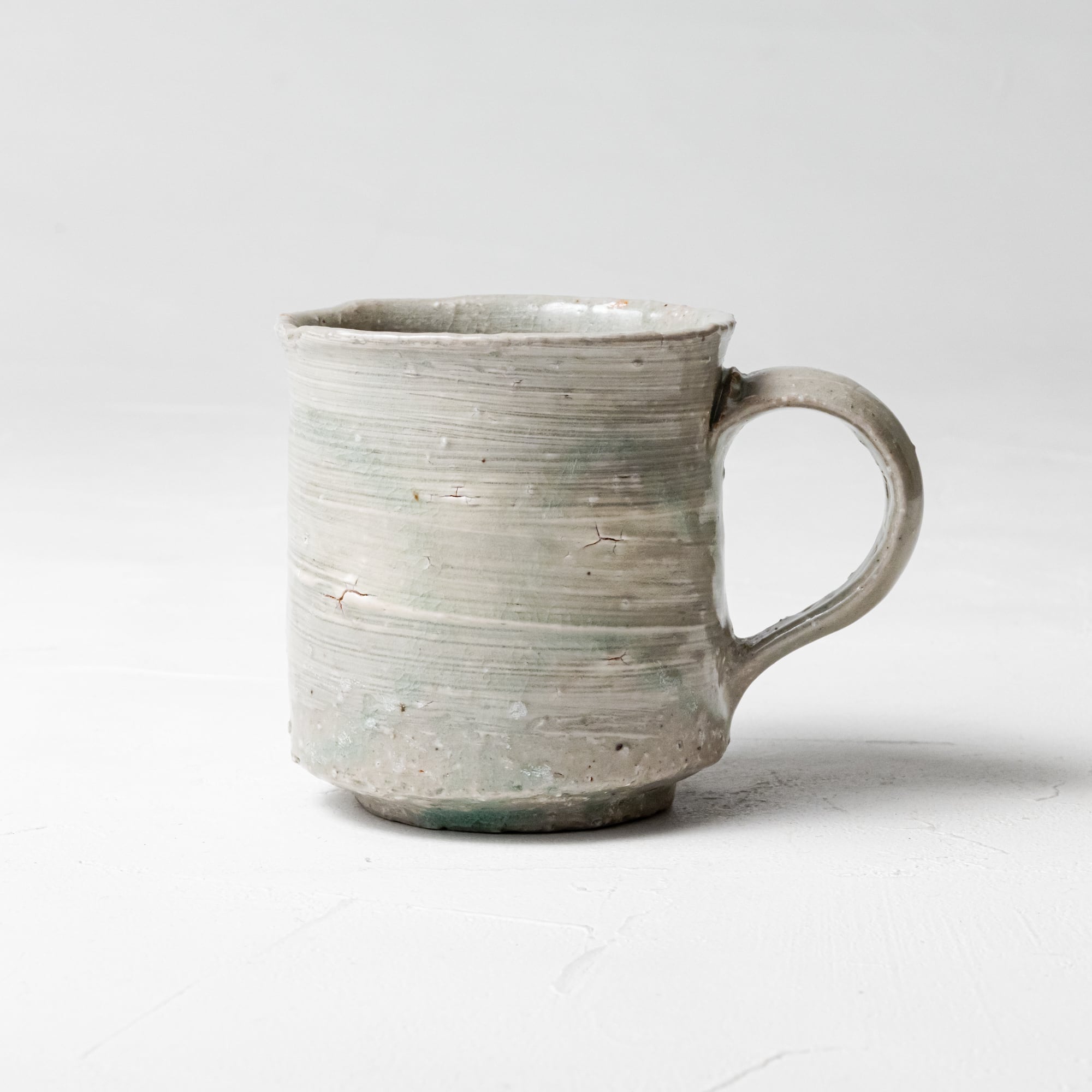 うつわ うたたね］20.ななめしのぎオーバル皿（黄灰） | UTSUWA KESHIKI