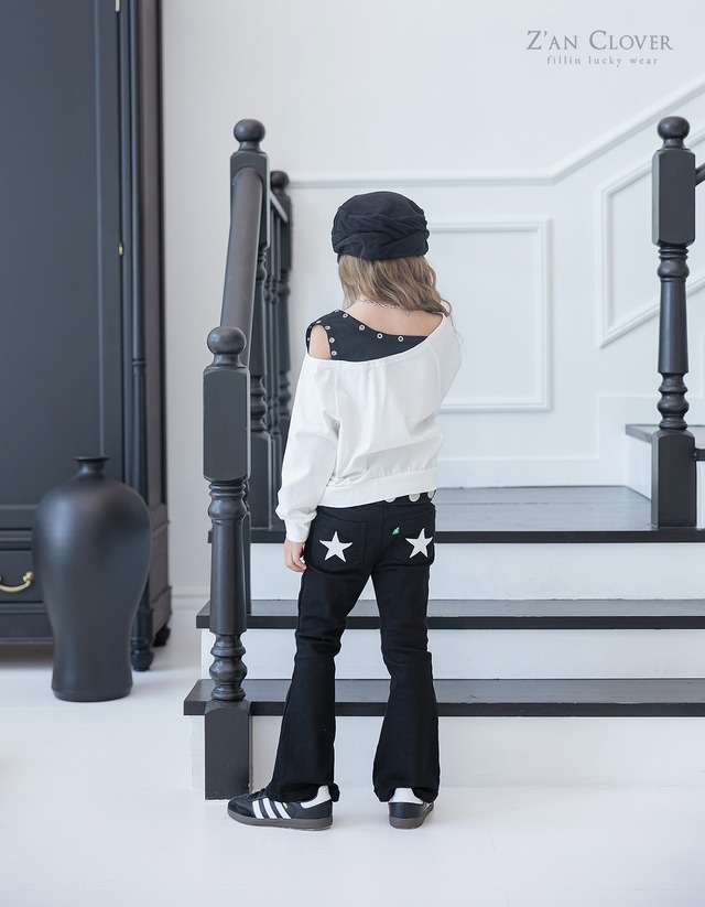 【予約】ZC   15. スターブーツカットパンツ 26 Autumn 女の子　小学生　韓国子供服　海外ファッション　Z'an　CLOVER　韓国ブランド　韓国ファッション　子供服