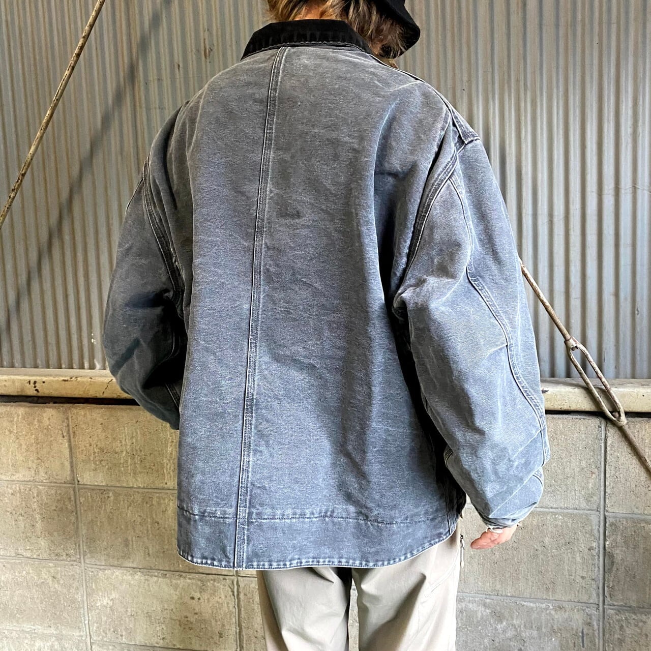 carhartt ボアジャケット フリース フルジップ ヴィンテージ Lサイズ