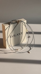 ［3type］clear blue  beads necklace［BZN23］