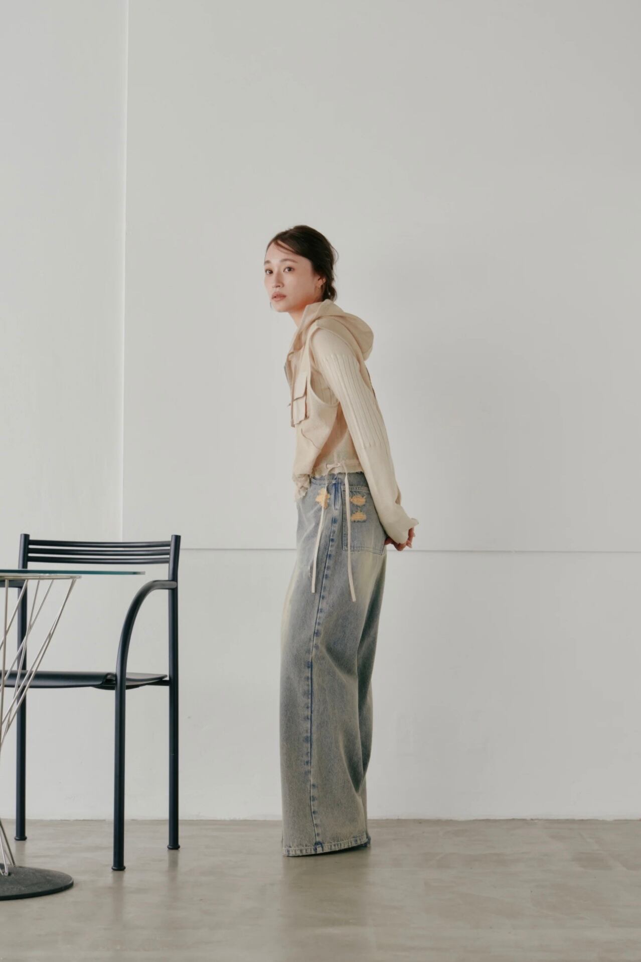 Hella PATCHWORK DENIM CHLOE - Flared patchwork jeans | Leam Roma