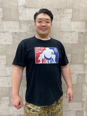 JAPAN TOKYO SUMO T-Shirt＜Black>相撲・力士Tシャツ【大きいサイズ】