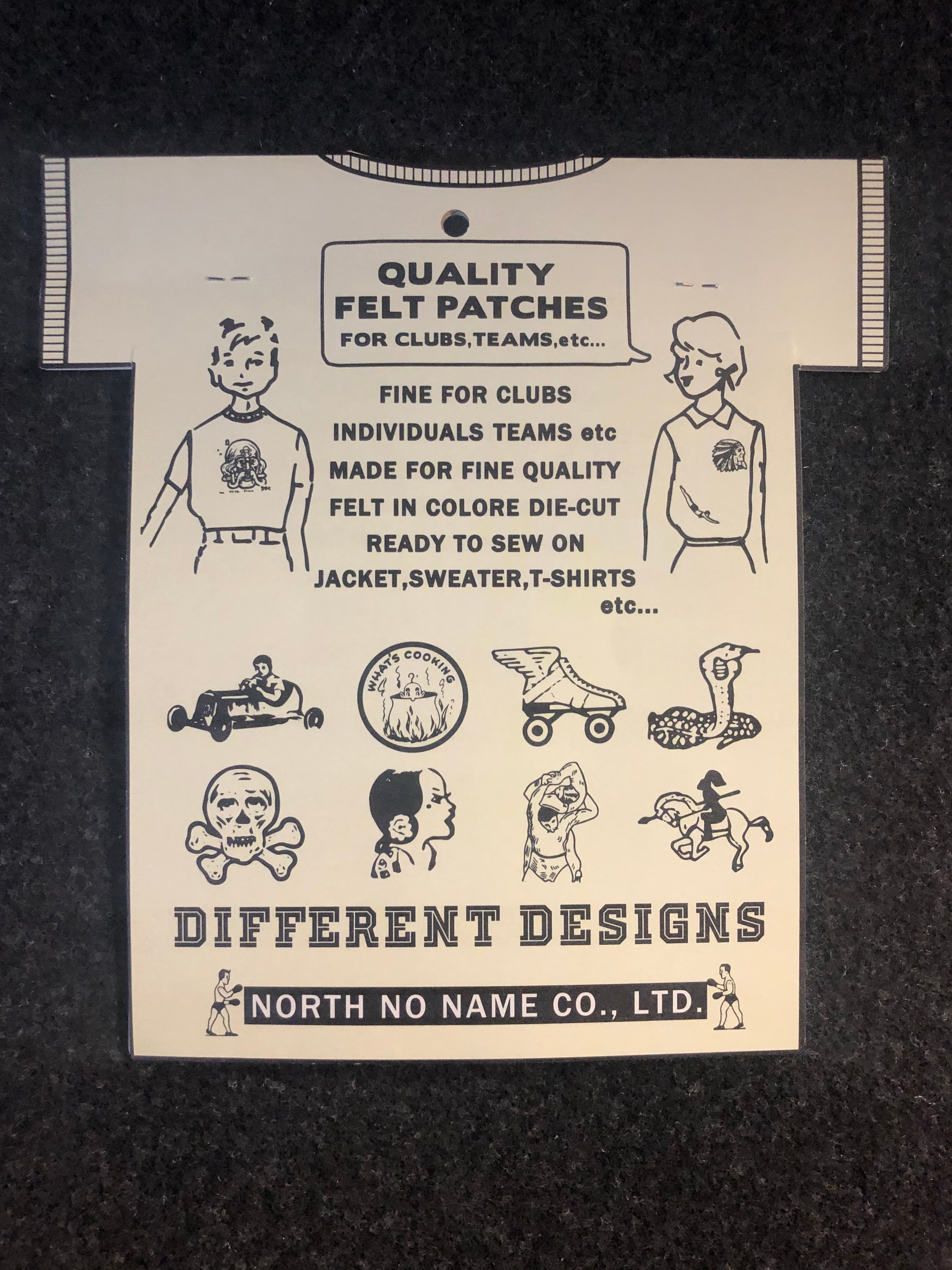 NORTH NO NAME】ノースノーネーム FELT PATCH / フェルトパッチ NORTH NO NAME】ノースノーネーム FELT PATCH / フェルトパッチ