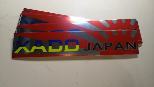 XADO JAPAN オリジナルステッカー　メタル仕様