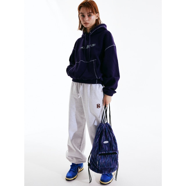 [SCULPTOR] Fuzzy Drawstring Bag Blue Sherbet 正規品 韓国ブランド 韓国ファッション 韓国代行 バッグ