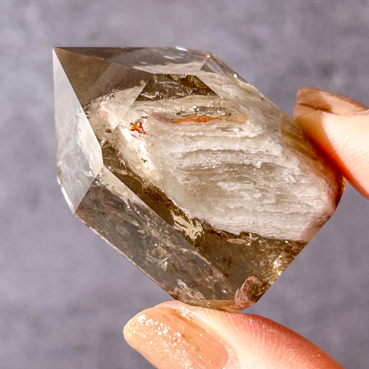 ホワイト千層ガーデン スモーキークォーツ