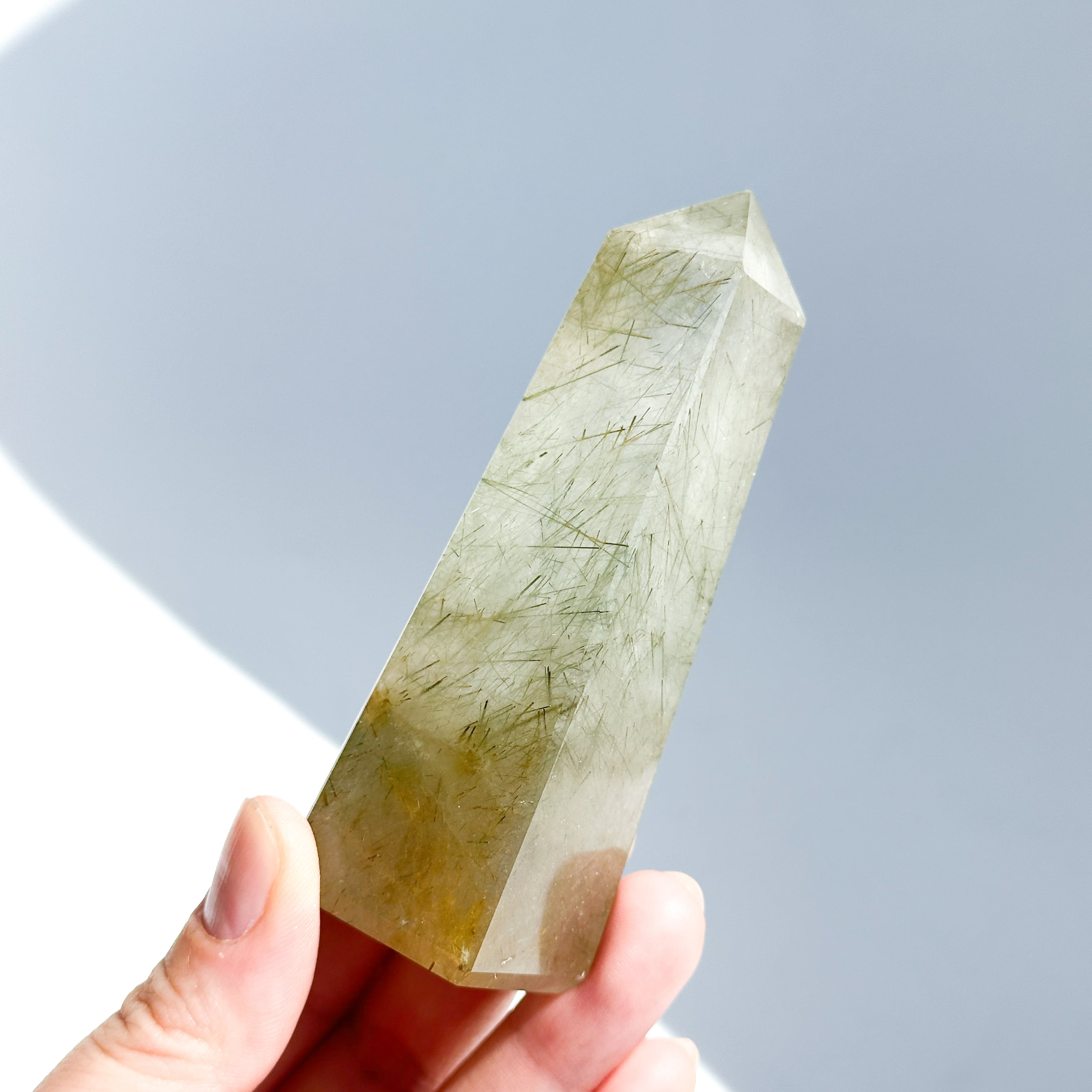 マルチルチルクォーツ タワー 02◇ Multi-Rutile Quartz ◇天然石