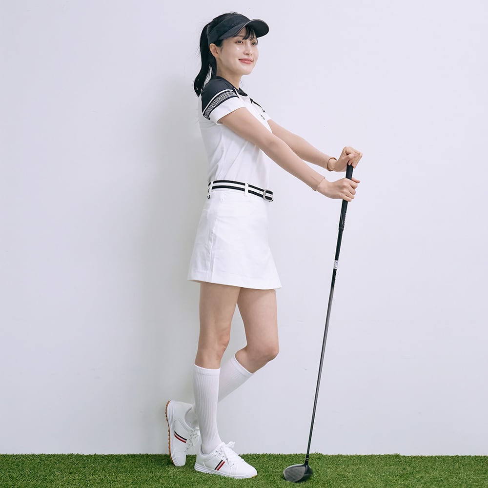両手の甲までタイプ新登場！素肌フィットUVカットクロップド ゴルフ