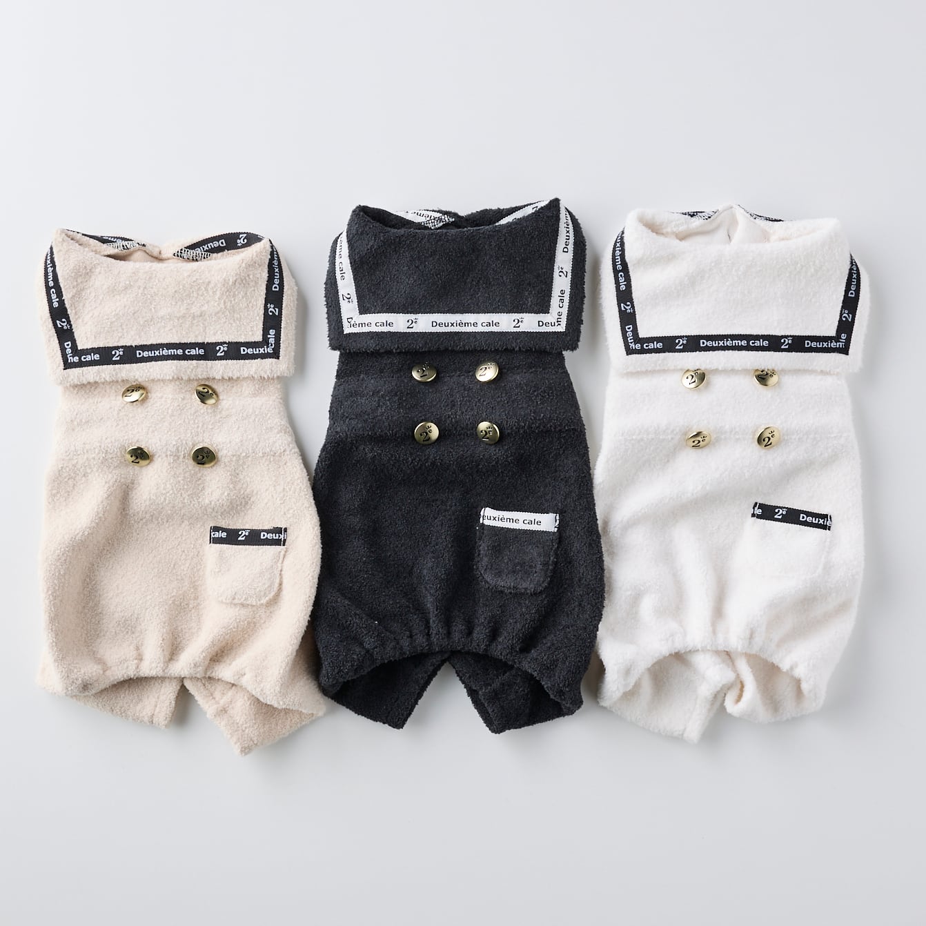 252516］セーラーロンパース | 犬服ブランド 2e deuxieme cale