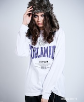 COOLAアングルロゴルーズロングスリーブTシャツ (WHITE) CQ-47009