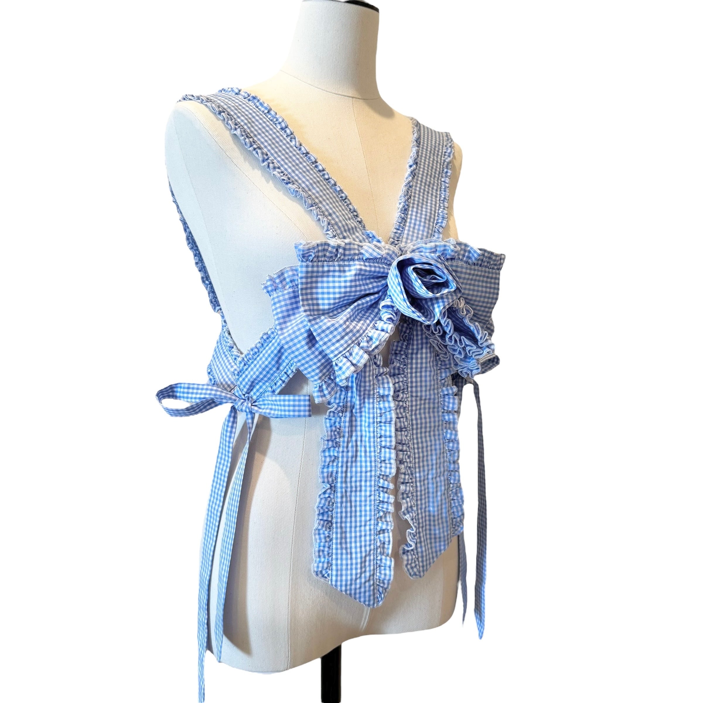 リボンローズハーネス BLUE