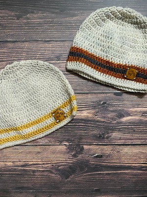 【即納】merino wool beanie 100％メリノウールベビービーニー （6-9ヶ月)