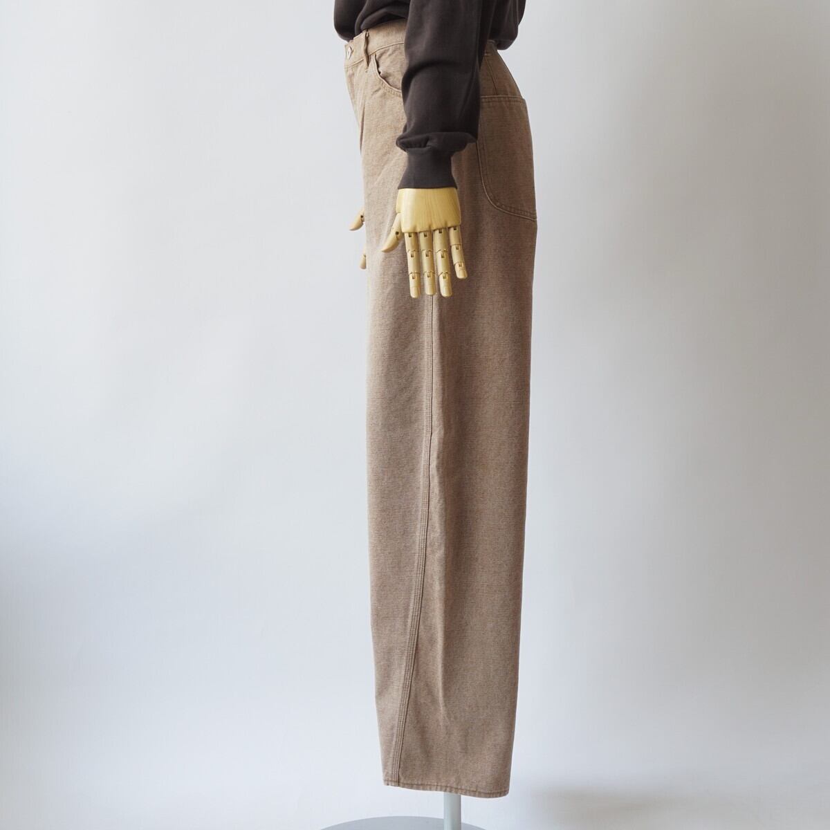 AURALEE WASHED ORGANIC CANVAS PANTS サイズ1 WASHED ORGANIC