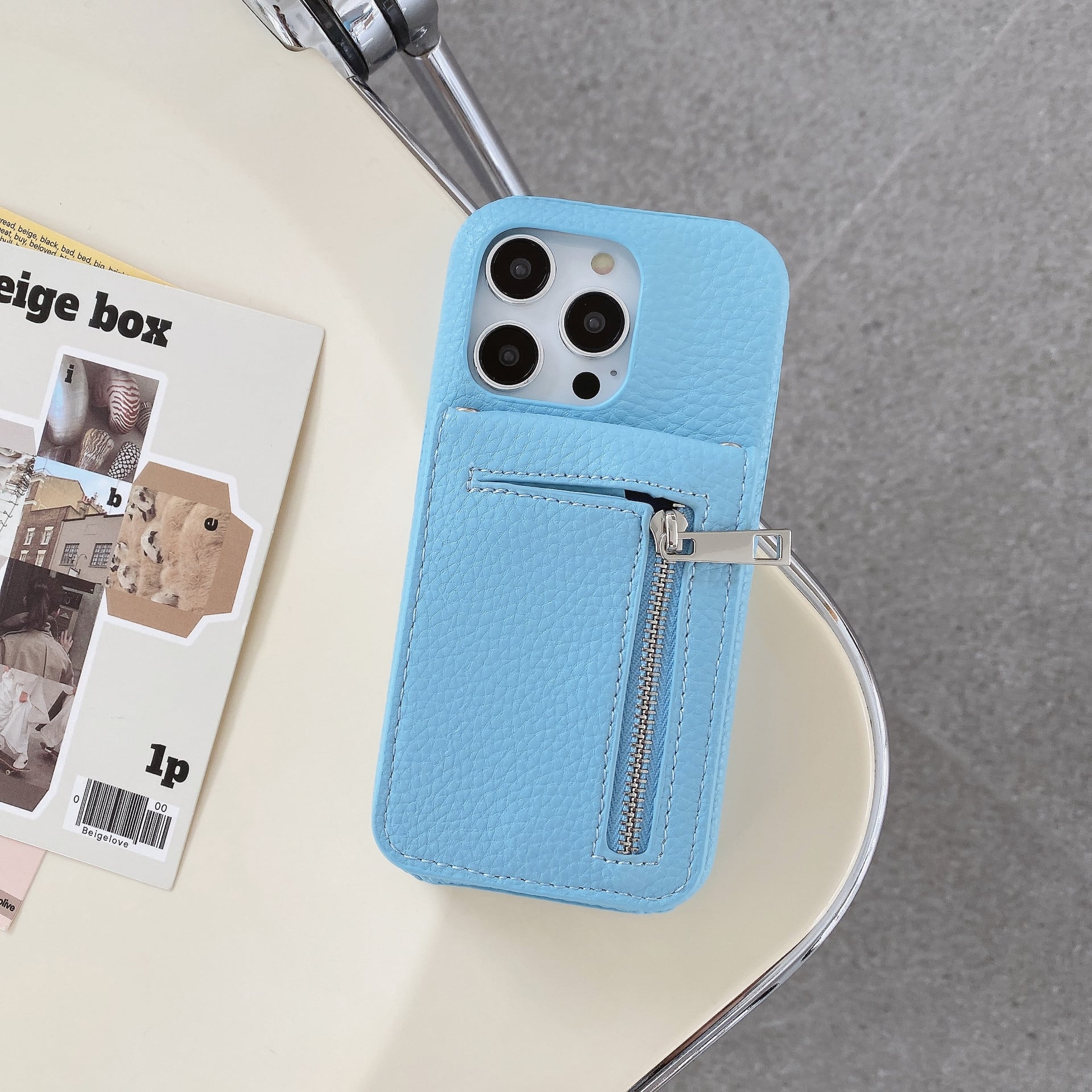 iPhone全機種対応】高級感レザーケース◎12色から選べる！カード収納