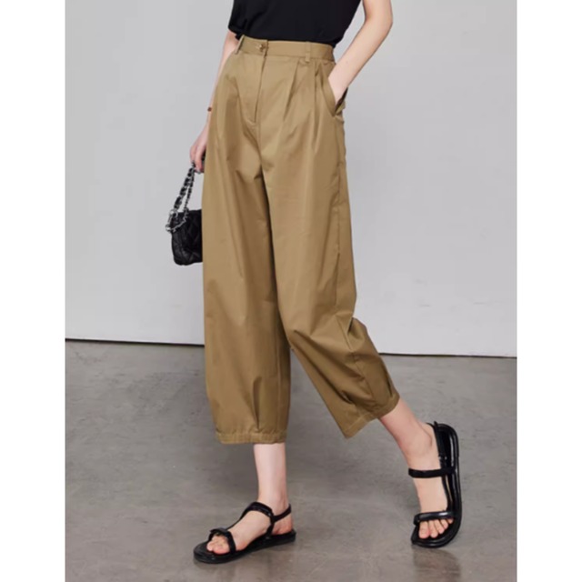 【ハイウエストスリムパンツ】P00689