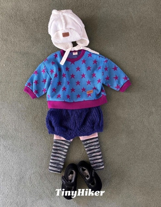 〚予約〛Stargram knit man to man <kids>
