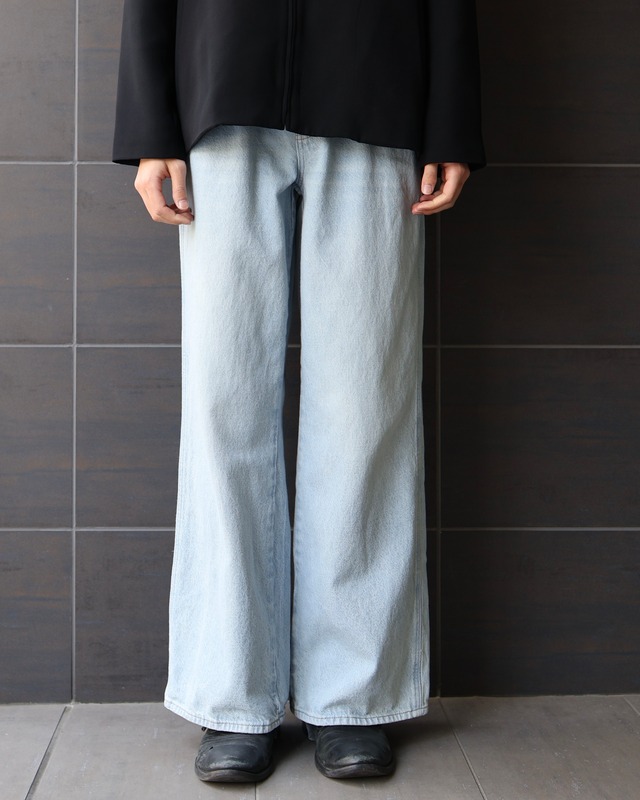 Wide Straight Denim Pants