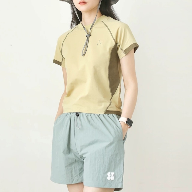 バイカラーステッチラグランTシャツ C01301