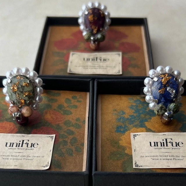 Fleur Éternelle -indigo-