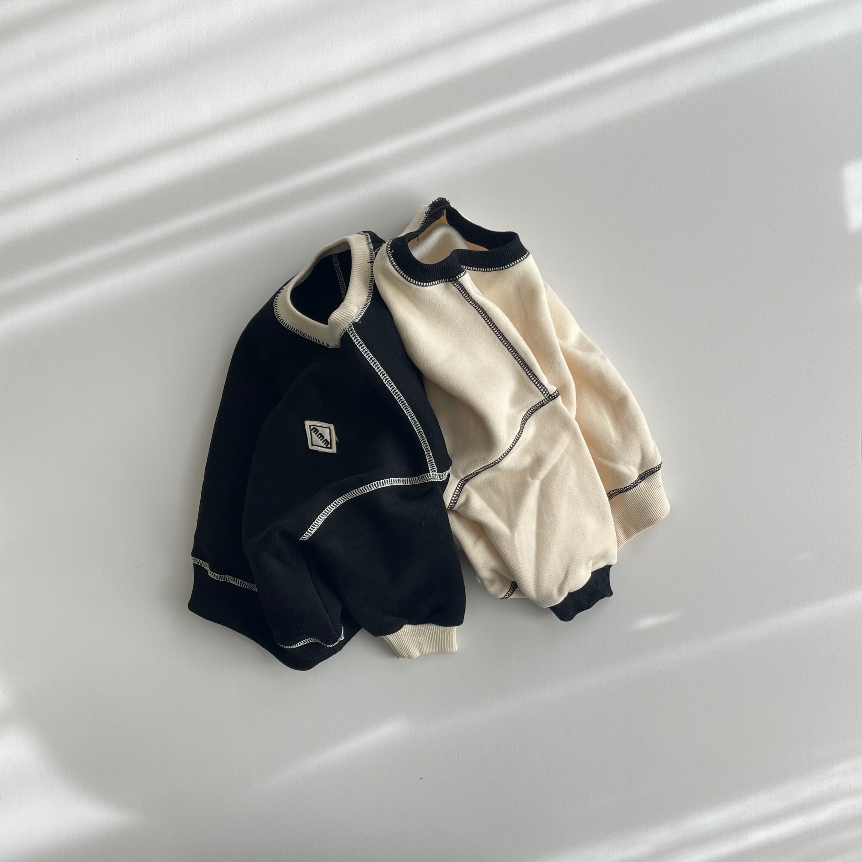 80-120 / mamami. winter stitch mtm〔ステッチスウェット〕