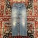 80s USA製 Levi's 701-0117 ヴィンテージ デニムパンツ W72cm 551刻印 ハチマル後期 グランジ ダメージ リーバイス インディゴ 70s