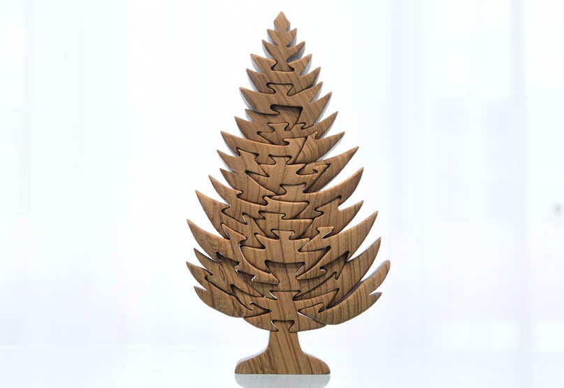 モミの木の木製パズル Lサイズ | CRAFT BIRD WOOD