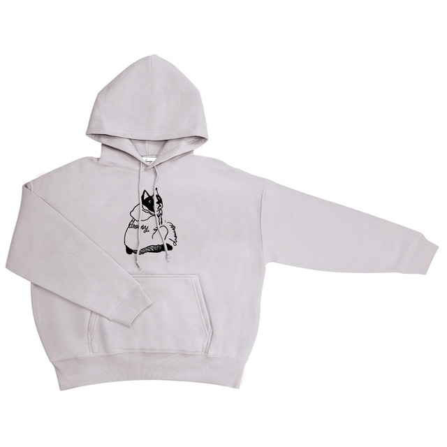 drowsy.. FRONT DOG LOGO HOODIE / 22AW / FP