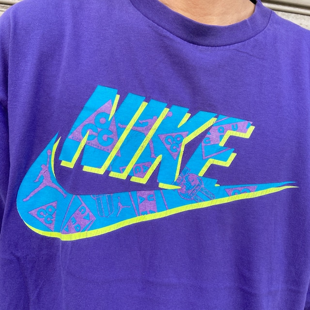 90s USA製　NIKE ロゴTシャツ　銀タグ　ACG アクアギア　ジョーダン