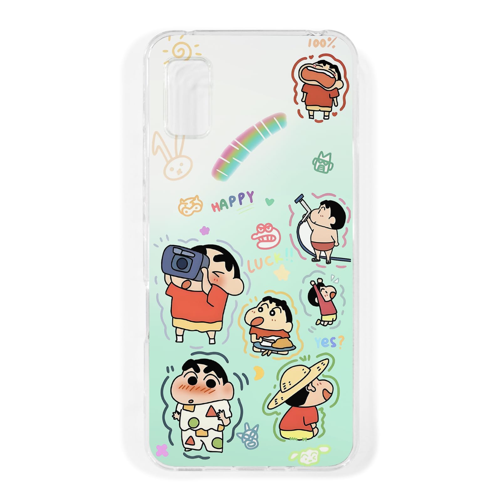 AQUOS R10/R9 用 ケース キャラクター レンズ保護 ユニークな外観 可愛い 漫画 デザイン スマホケース 押しやすい 指紋防止 すり傷防止 黄変防止 薄くて軽い (AQUOS R10 用)