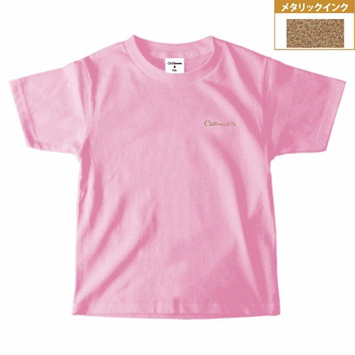 ★キッズ★ Chilloose&Co. kids Logo T-shirt 5.6oz【Peach】