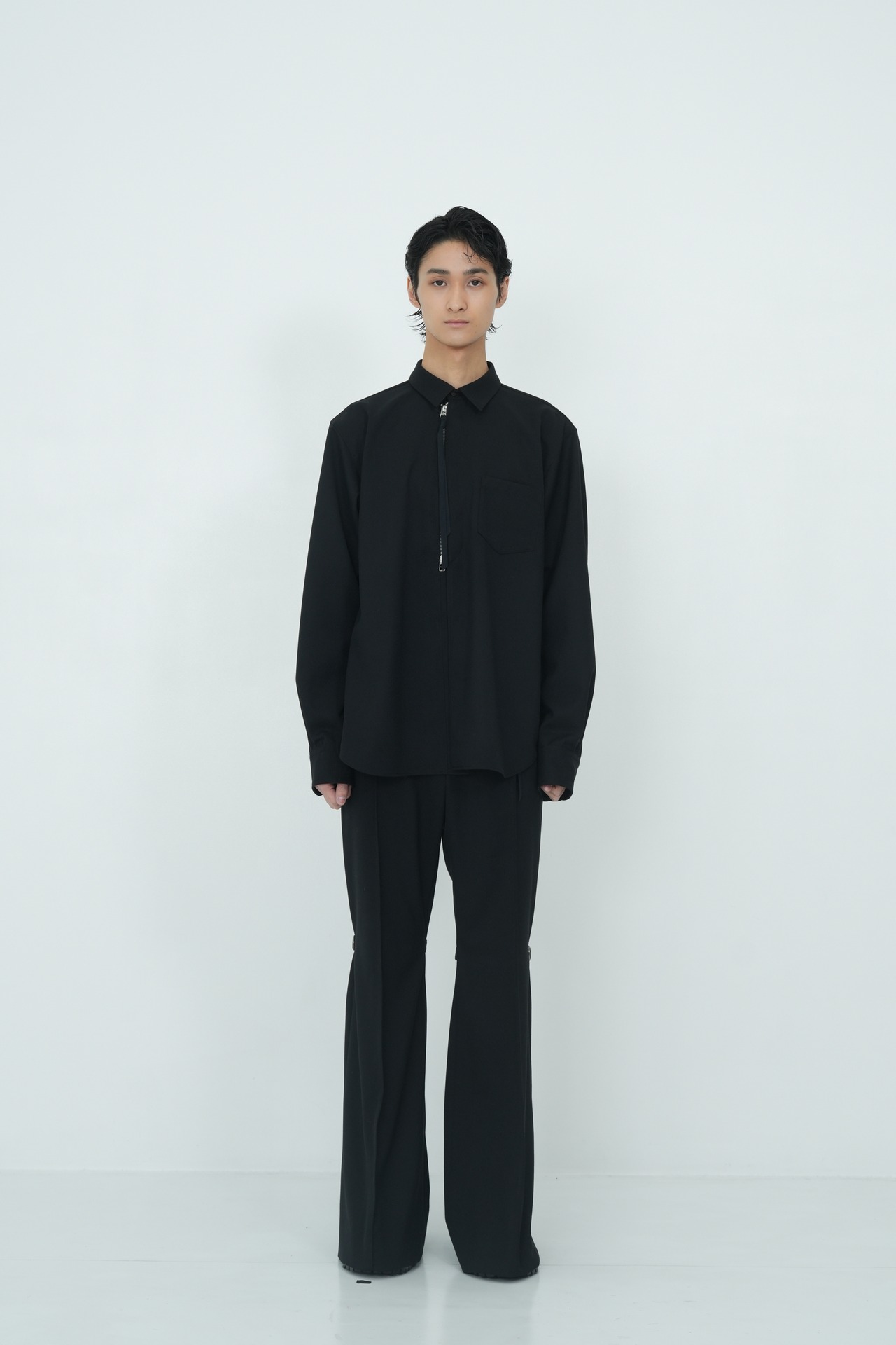 【26AW | MEN】Tamme タム / SUITING SPORTS SHIRT / ウールシャツ  26A0373 - 3