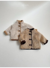 〖取寄〗韓国子供服 / 26winter / minirobe / リバーシブルムスタン / キッズ *S~XL*