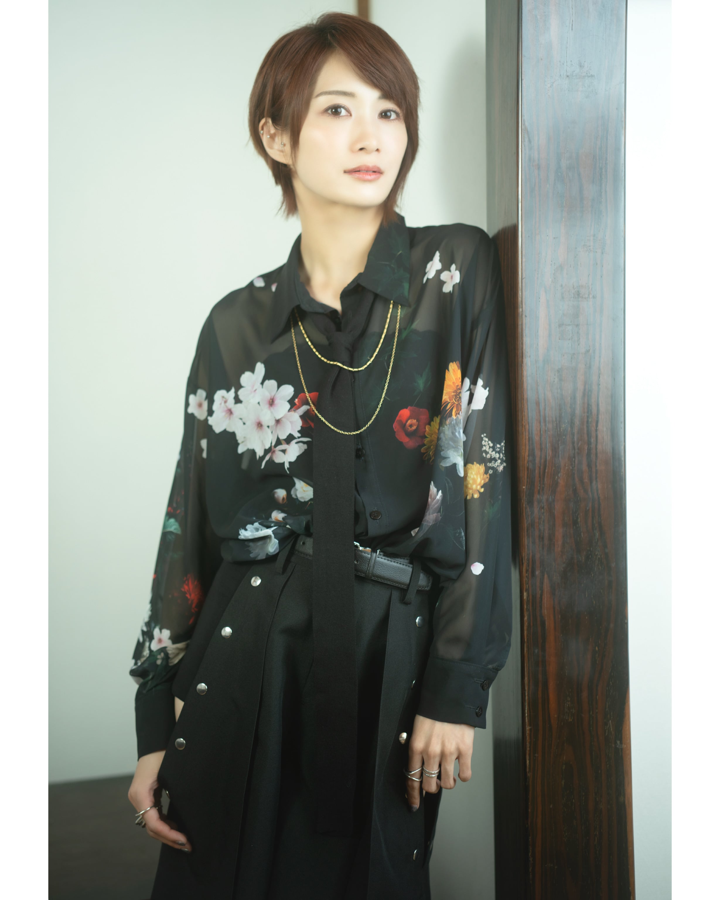 かさま確認ページ♡ 袴風脇開きパンツ Hakama Wide-Legged Pants With Buttoned Side