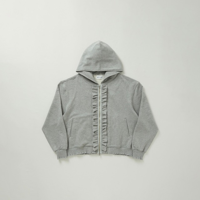 Frill Zip up sweat