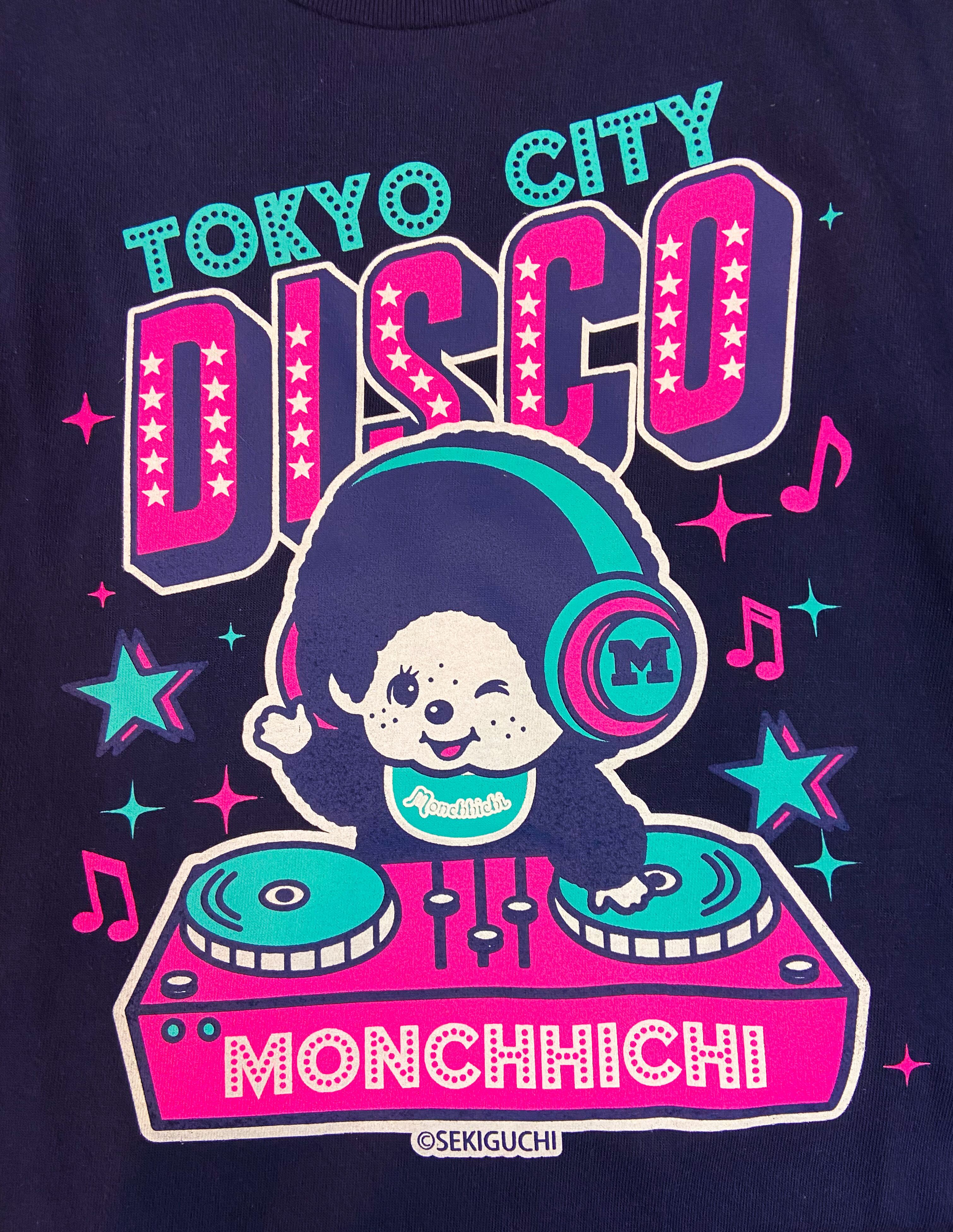 ディスコ モンチッチ Tシャツ DJ ネイビー | burlyオフィシャル通販