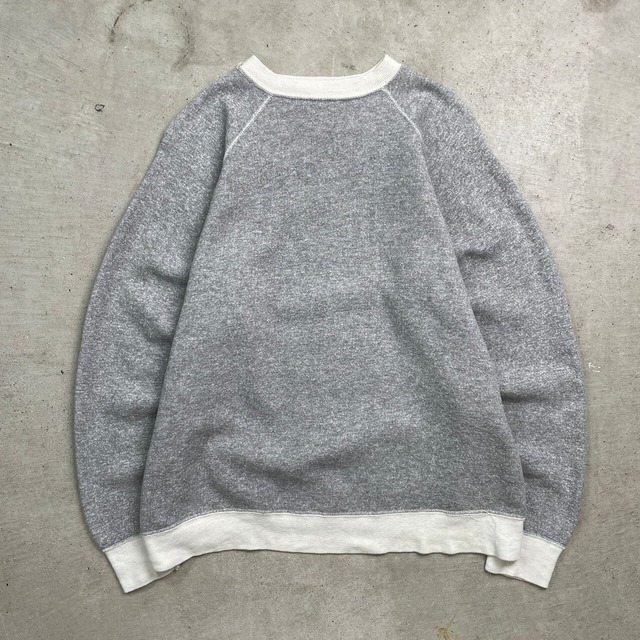 60〜70年代 UNKNOWN ツートンカラー ブランクスウェットシャツ 