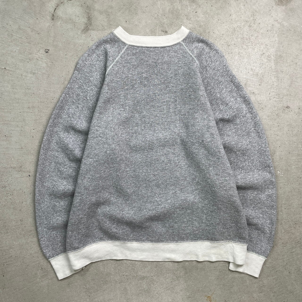 60〜70年代 UNKNOWN ツートンカラー ブランクスウェットシャツ  