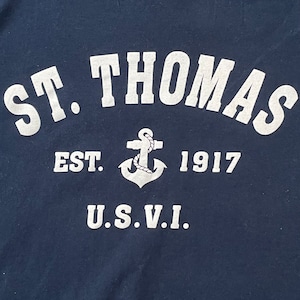 【yazbek】メキシコ製 セント・トマス島 st.thomas Tシャツ アーチロゴ XL ビッグサイズ US古着