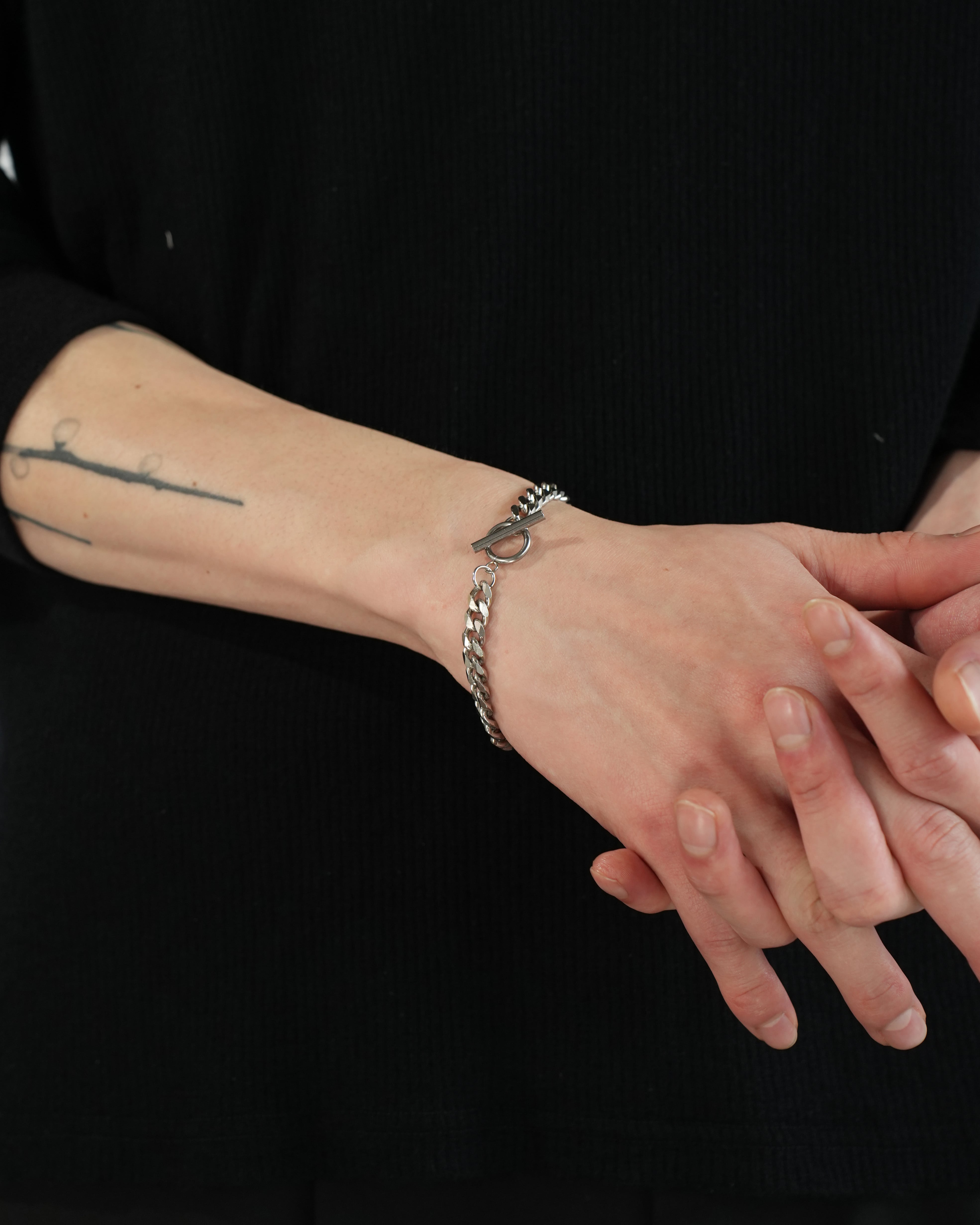 DNA MANTEL BRACELET-SILVER925-マンテルブレスレット Mantel Chain Bracelet 【Silver925】 – FLÜGEL