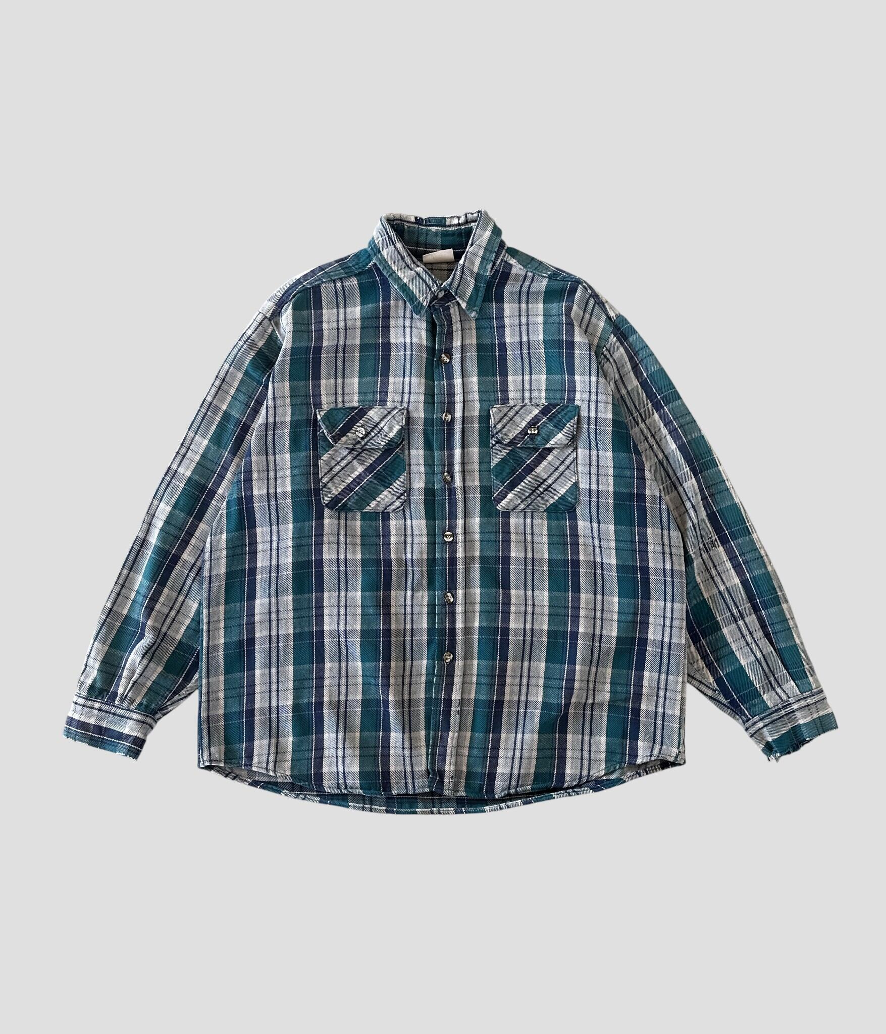 FIVE BROTHER- Vintage 90s XL Flannel Shirt | BEGGARS BANQUET公式