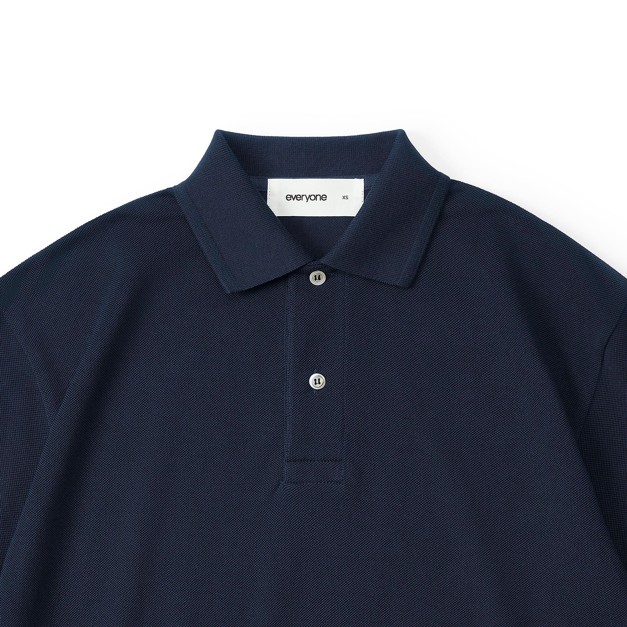 everyone piquet polo shirt (NAVY) | everyone