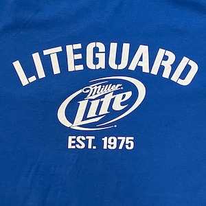 【GILDAN】ミラーライト ビール Tシャツ ロゴ Miller Lite XL ビッグサイズ US古着 アメリカ古着