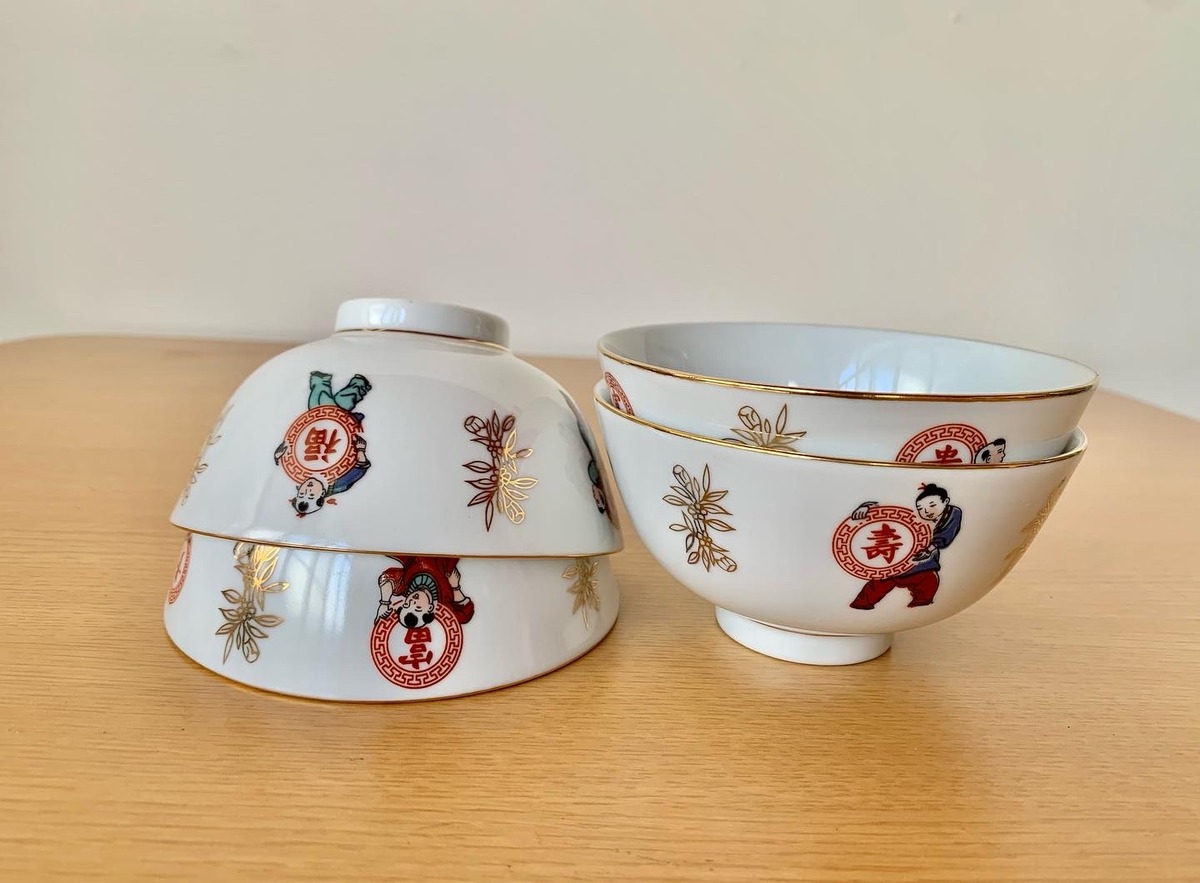 中国 民国時期のお茶コップ5個セット