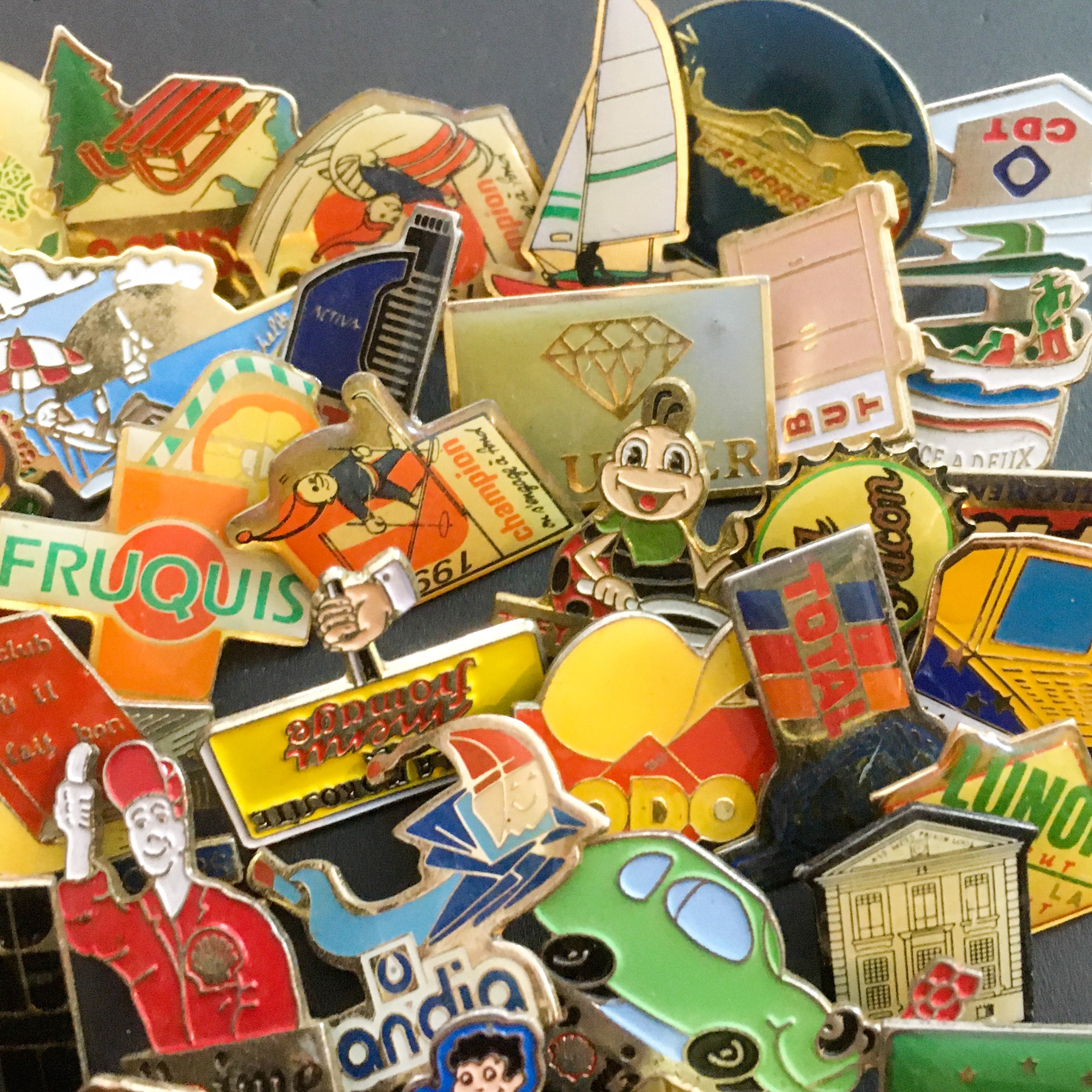 50個 フランス雑貨 ヴィンテージ ピンバッジ ピンズ France pins Pin