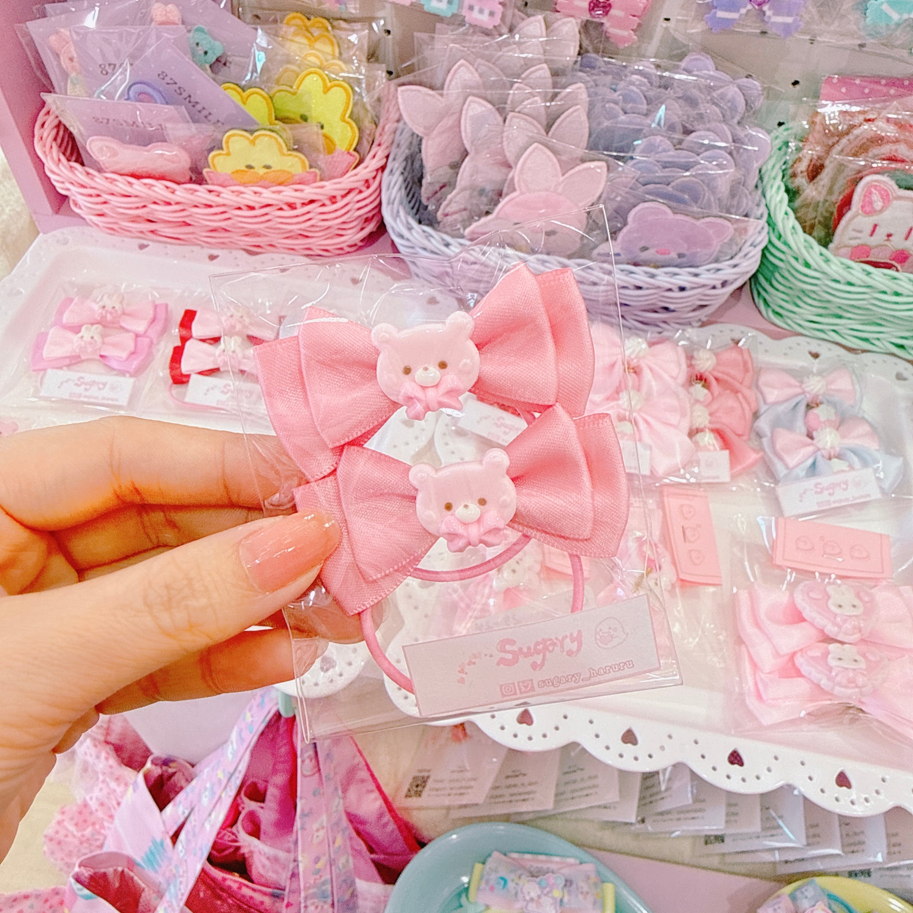 【C9】25-24ぷちリボンヘアゴムセット