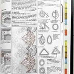 フランス古本　針仕事の本　手芸本　大型本　 TRAVAUX A L’AIGUILLE　 12psbu42