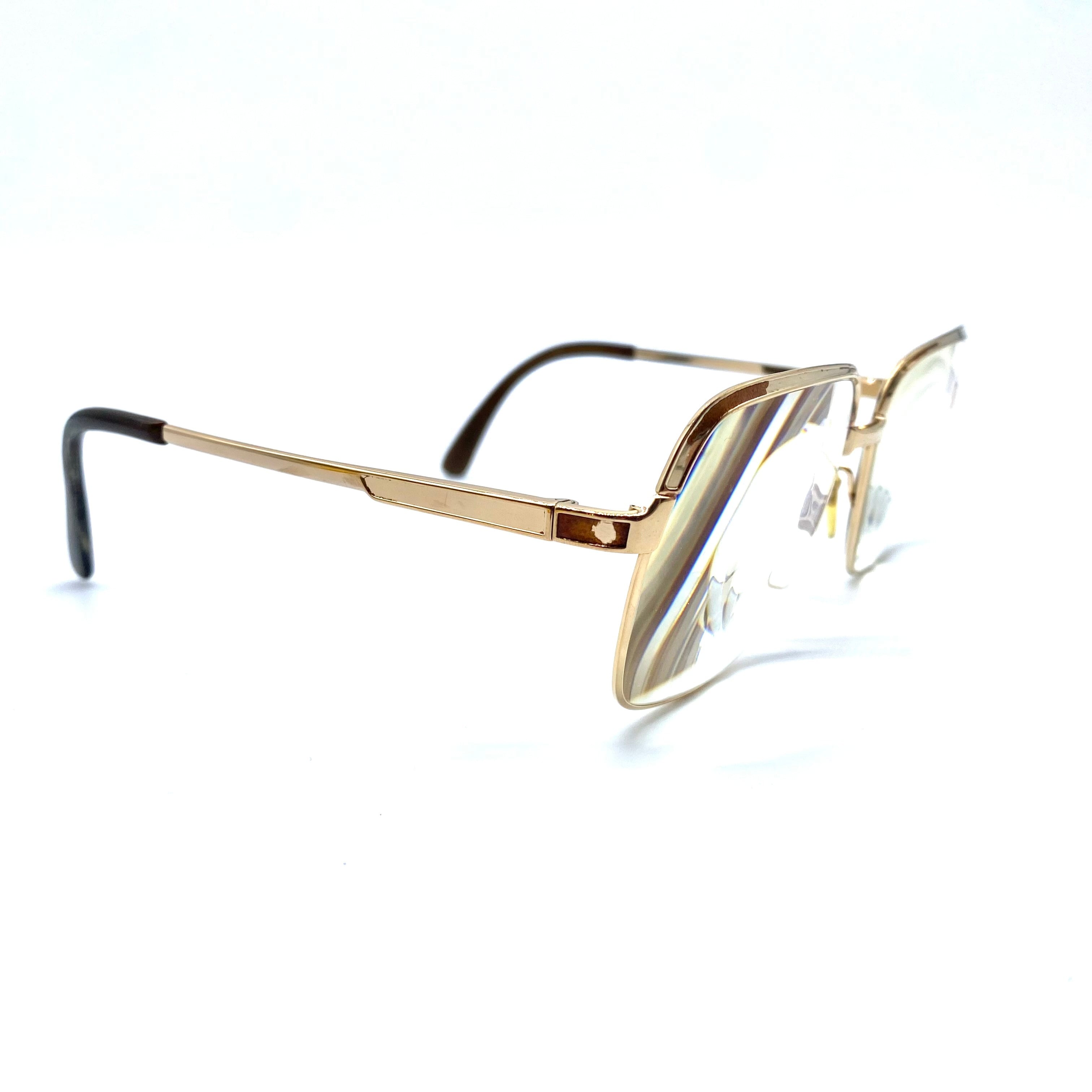 Vintage RODENSTOCK Prescription Glasses Gold RODAFLEX ヴィンテージ